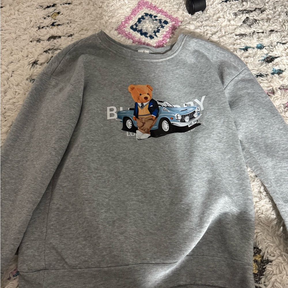 Ralph Lauren Grey Bear Sweatshirt/ Burberry